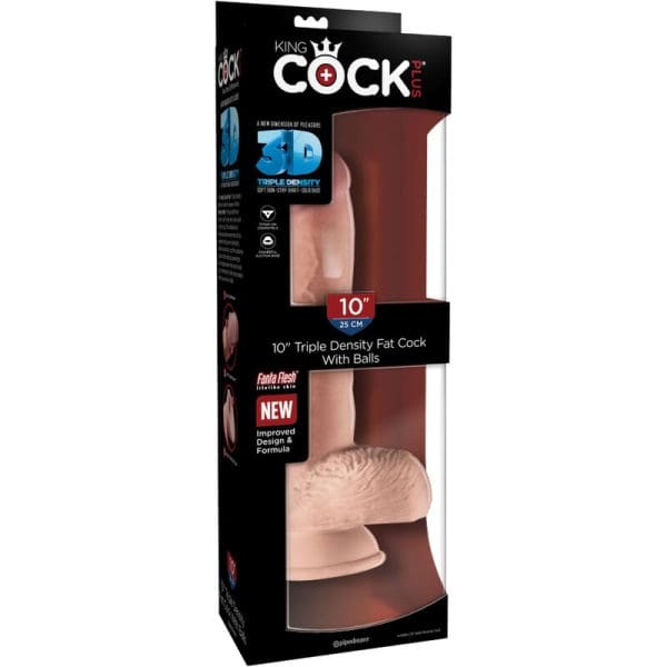 KING COCK - REALISTIC PENIS WITH BALLS 19.4 CM LIGHT 7